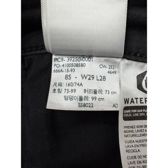 Levis Classic Straight Jeans Womens 8 Short Black Dark Wash Mid Rise Stretch - Picture 12 of 14